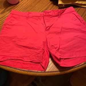 Coral colored old navy shorts size 8